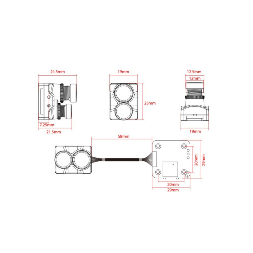 Камера FPV RunCam Hybrid 2 (HP008.0061-2)