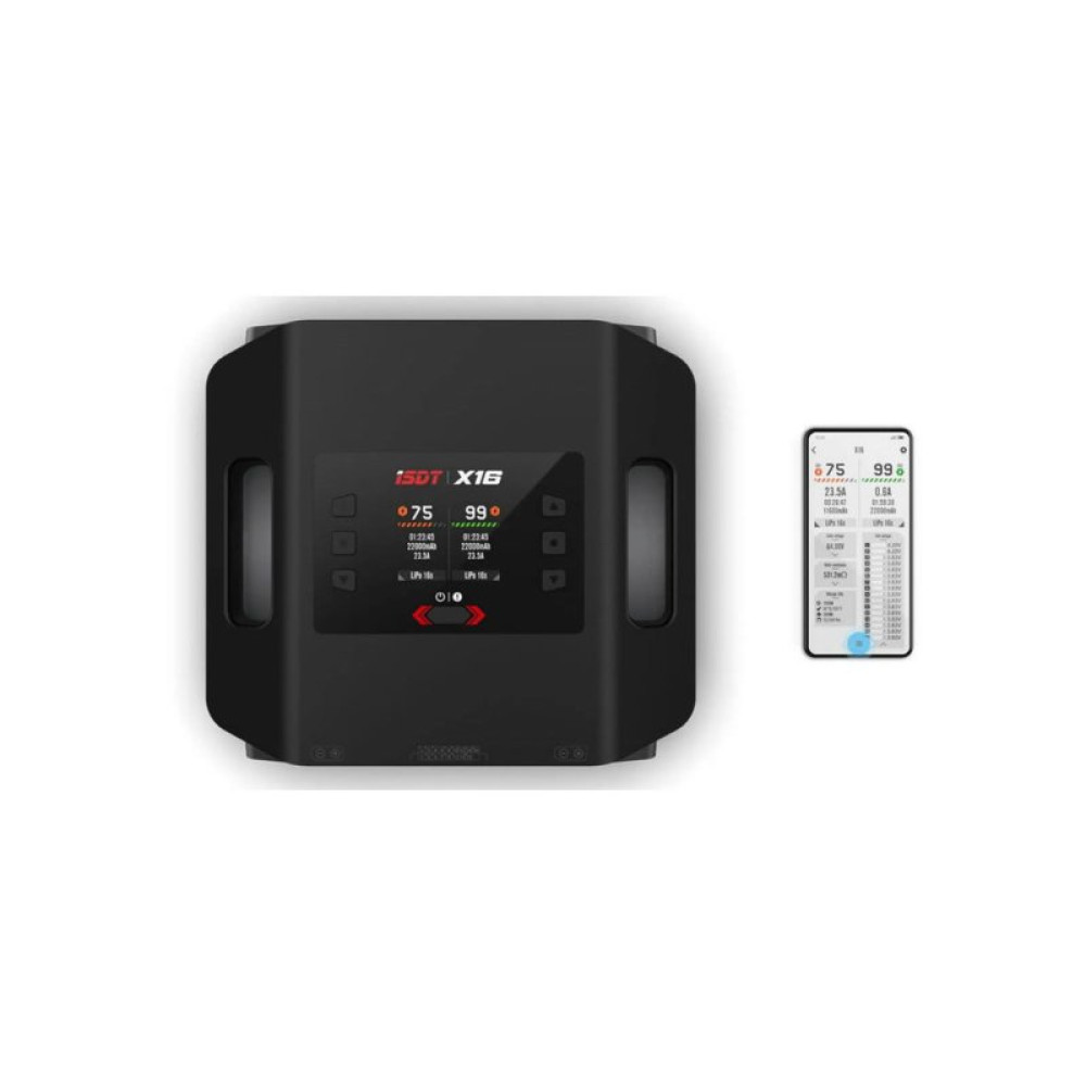 Зарядное устройство для дрона iSDT X16,1100W x 2/20A x 2 Dual Channel (HP0015.X16)