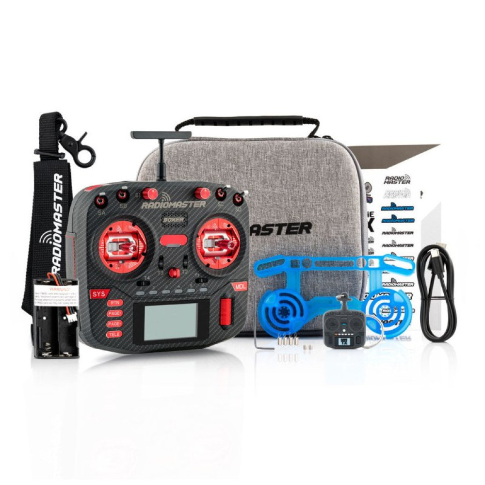 Пульт управления для дрона RadioMaster Boxer MAX ELRS AG01 RED (HP0157.0056-M2-RED)