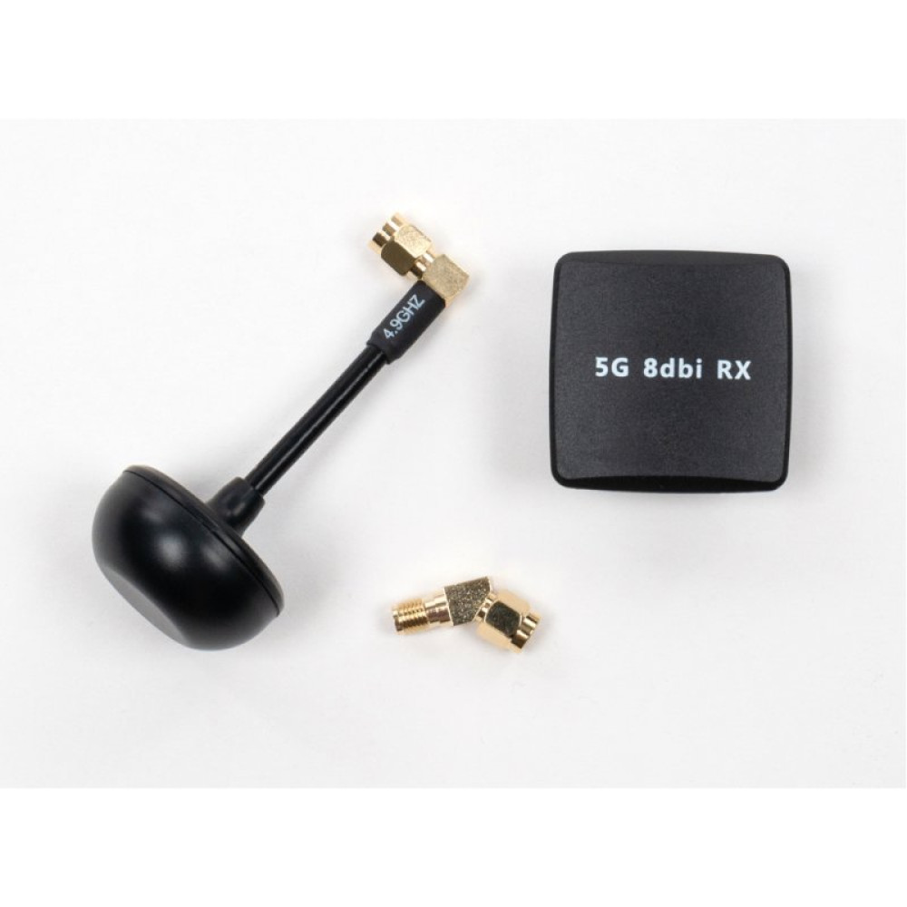 Антенна для дрона Skyzone Mushroom short SMA90 + Patch SMA 5.0GHz RHCP (2шт) (AT5GMP)