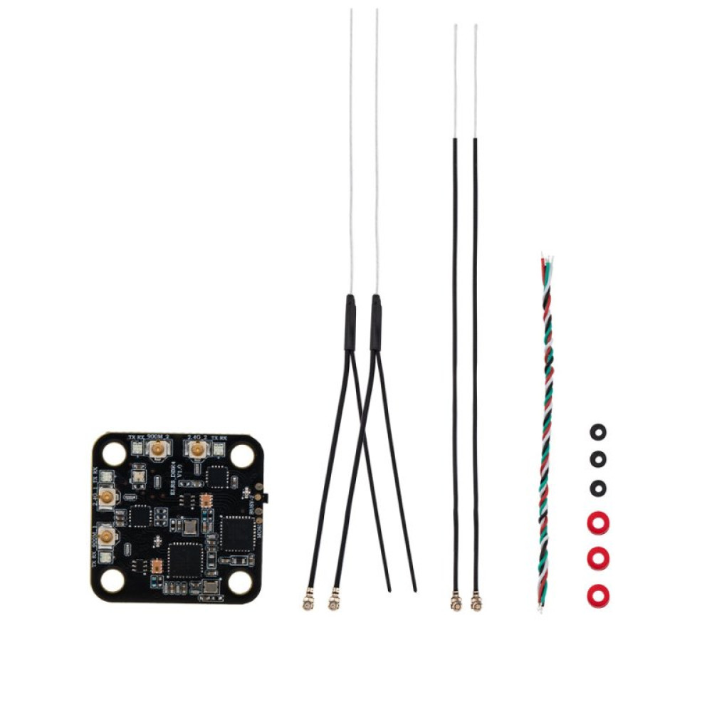 Приемник (RX) RadioMaster DBR4 Dual Band Xross Gemini ExpressLRS Receiver (HP0157.0086)