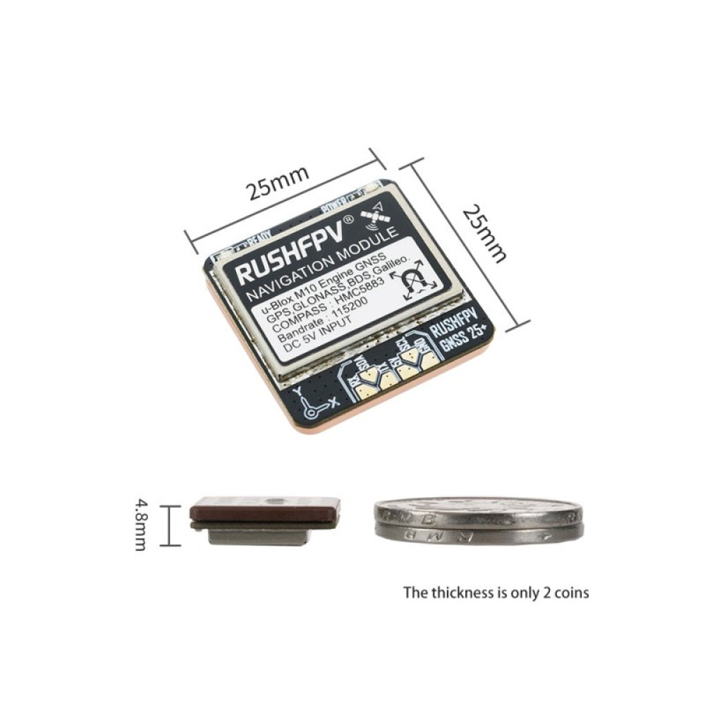 GPS модуль для дрона RushFPV GNSS PRO (with compass) (GPS3)