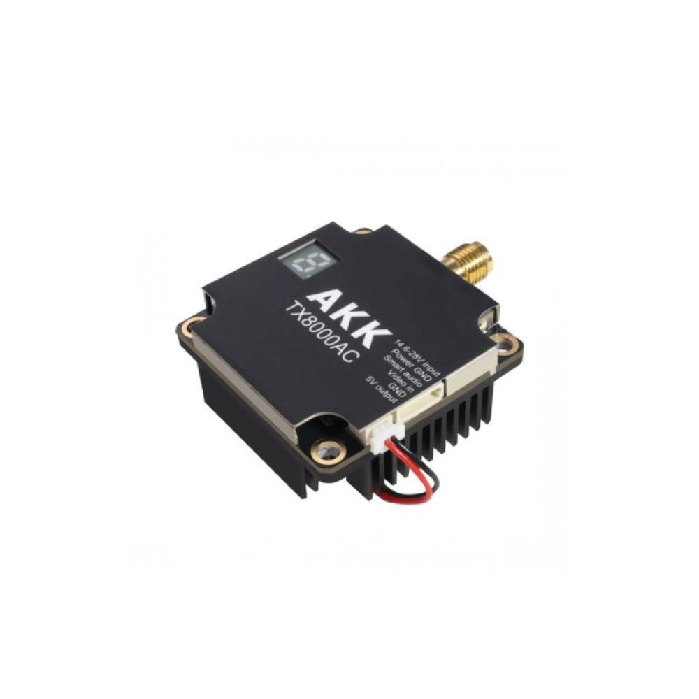 Відеопередавач (VTX) AKK Ultra Long Range 8W 4.9G-6G 96CH (TX8000AC)