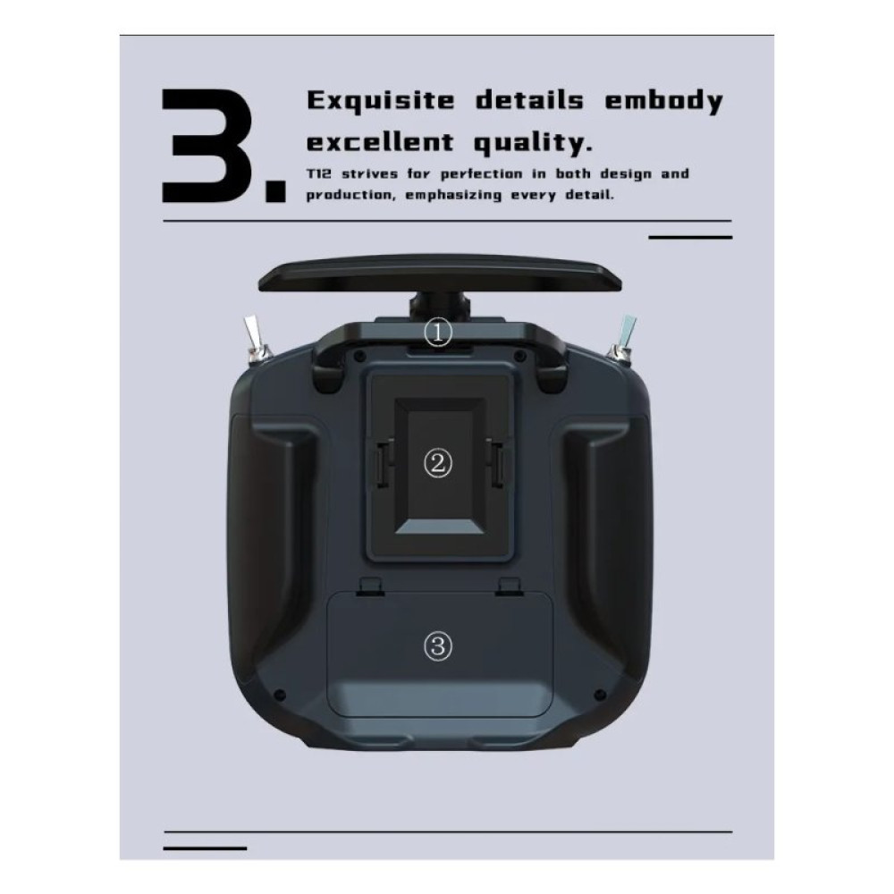 Пульт управління для дрона Jumper T12 MAXHALL ELRS2.4G (C10120)