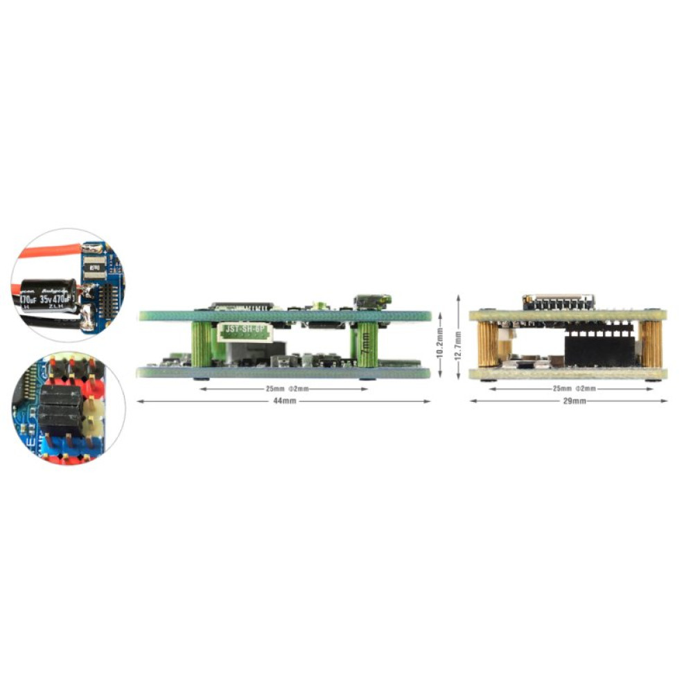 Полетный контроллер (FC) Hobbyporter F405-WTE(Matek copy) (F405_WTE)