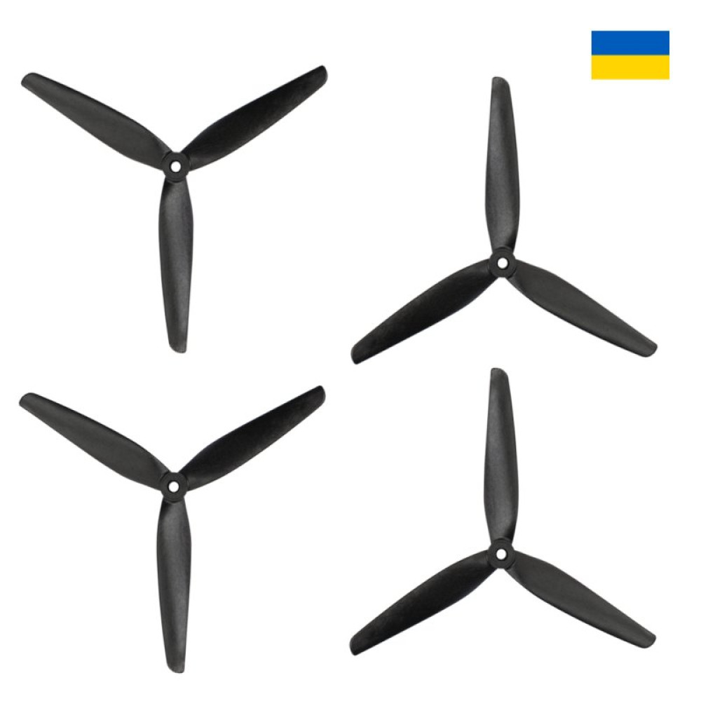 Пропеллер для дрона PROP UA 8x3,7x3 2СW+2CCW (CF8х3,7)