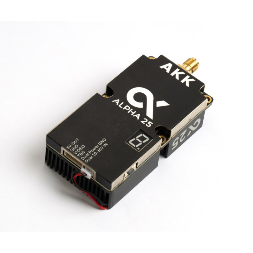 Відеопередавач (VTX) AKK Alpha 25W 4.9G-6G 96CH (A25)